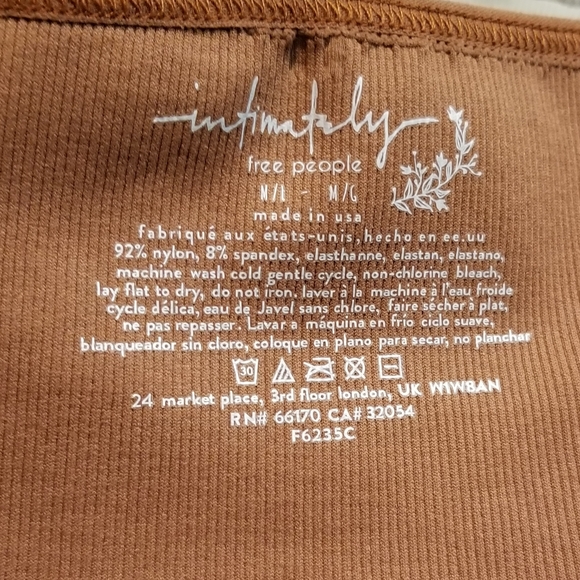 🆕️ NWOT Free People Intimately Ali Low Back Bra - Picture 7 of 8